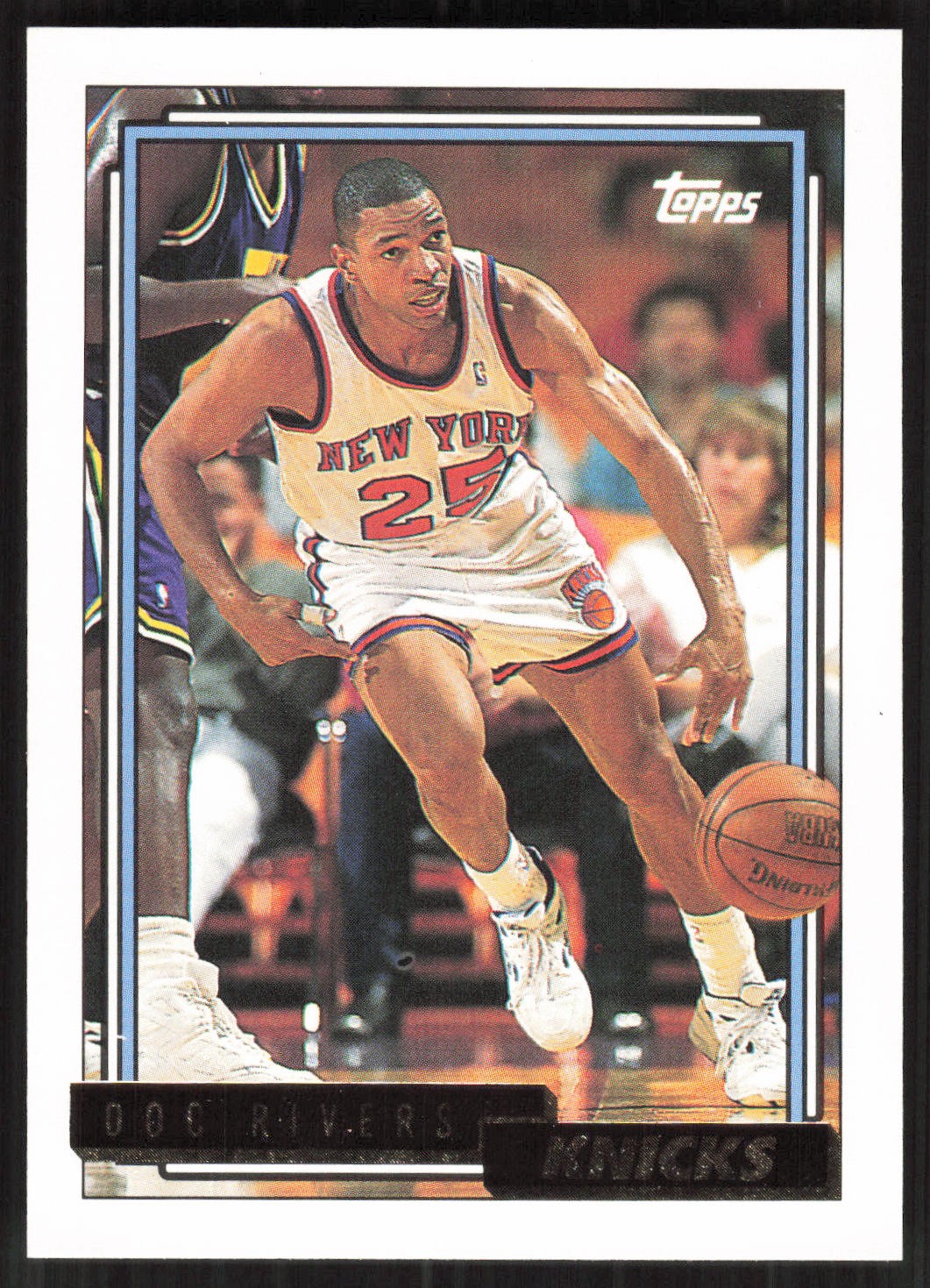 Doc Rivers, 1992-93 Topps Gold, #290, New York Knicks,