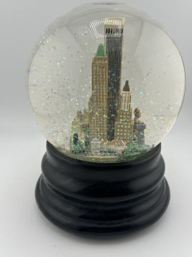 Tulsa Oklahoma Musical Snow Globe Golden Driller Route 66 Philtower - Foto 2 di 6