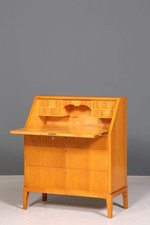 Schlichter Sekretär im Biedermeier Stil um 1930 echt Holz Schreibmöbel Kommode