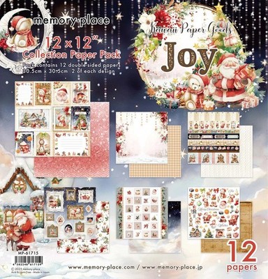 MEMORY PLACE - 6  X 6 PAPER COLLECTION -  JOY -  2 PADS ONE PRICE