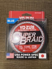 Yo-Zuri Super Braid 15 Lb Test 300 Yard Blue