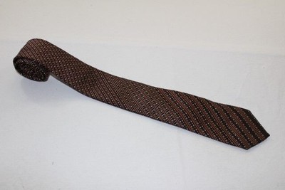 jacques monet Krawatte Brauntöne  Beige gestreift Sehr gut #KR7414