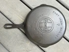 Vintage Griswold No. 7 Cast Iron Skillet 701 E Large Block Logo