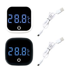 Digital Aquariums Thermometers with Rechargeable Battery for Easy Use