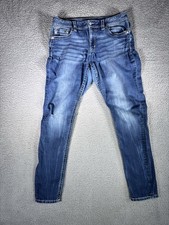 Miss Me Signature Boot Cut Jean Embellished Pockets Women's Size 32 Rodeo Y2K
