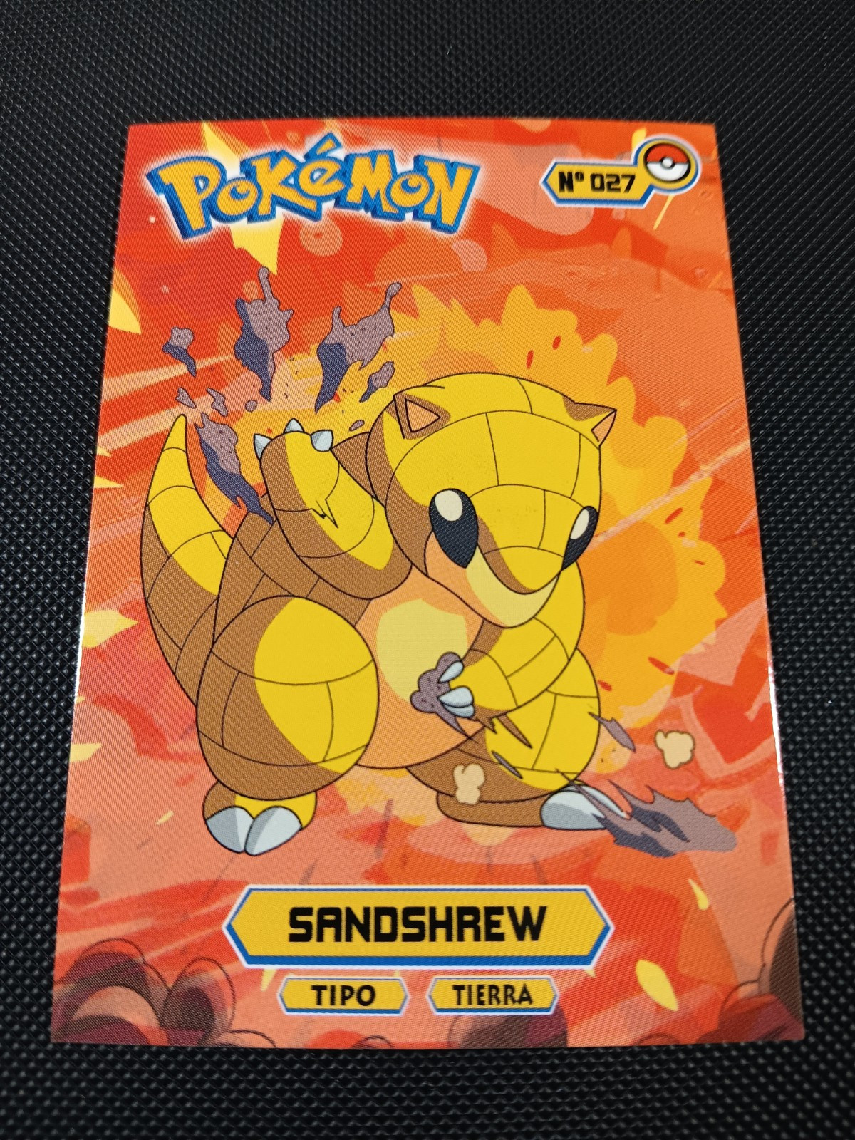 Pokemon 2024 Card Tops Pokedex Database Set Sandshrew #27 Peru US Seller