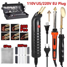 100W Plastic Welding Machine Kit Automotive Bumper Crack Repair with Iron Hot 