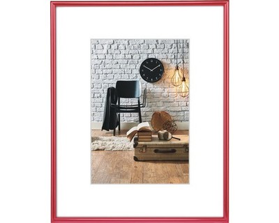 Bilderrahmen Kunststoff Sevilla rot 21x29,7 cm (DIN A4)