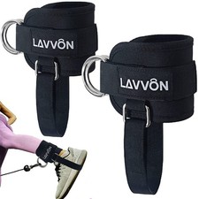 Ankle Straps for Cable Machines Kickbacks - Adjustable Comfort Ankle Cable At...