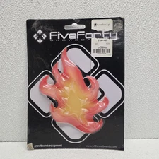 FiveForty 540 Flame Snowboard Stomp Pad Red Orange Yellow - New