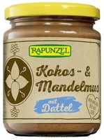 (40 Eur/Kg) Rapunzel Kokos- & Mandelmus Mit Dattel 3X250G, Bio Brotaufstrich