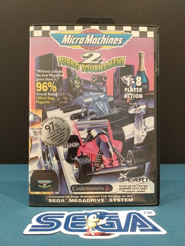 Micro Machines 2 Turbo Tournament. Sega Mega Drive (PAL). In Good Condition.