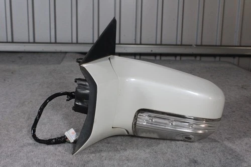 NISSAN ELGRAND ME51 OEM JDM RHD DOOR SIDE VIEW MIRROR TESTED LEFT SIDE WHITE