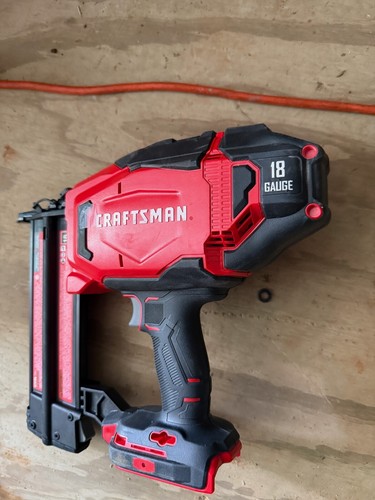 CRAFTSMAN V20 Brad Nailer, 18GA, Cordless, Bare Tool Only (CMCN618B) Tested