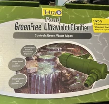 For Tetra Pond GreenFree UV Clarifier, For Clean And Clear Ponds, Up to