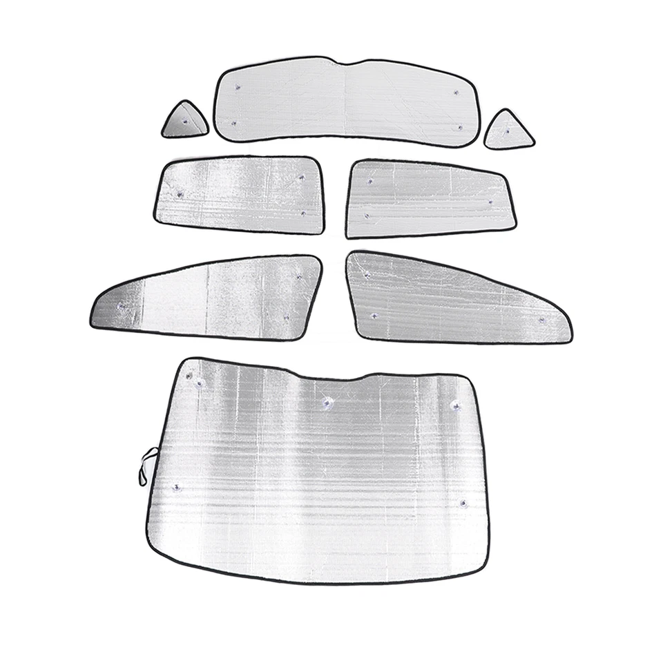 8 шт. полных оконных стеклянных солнцезащитных козырьков для сиденья Leon 2008-2012 - Изображение 4 из 4