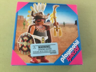 Playmobil 4749 Indian Medicine Man Warrior NISB