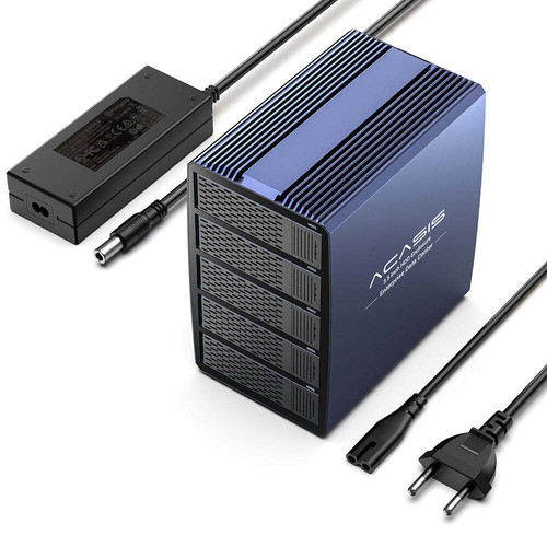 ACASIS 2.5/3.5 inch 5 Bay SATA USB 3.0 Hard Drive Disk HDD SSD Enclosure 8 RAID - Picture 8 of 9