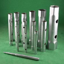 Made in Germany Rohrsteckschl&uuml;ssel DIN 896 geh&auml;rtet und verchromt Steckschl&uuml;ssel