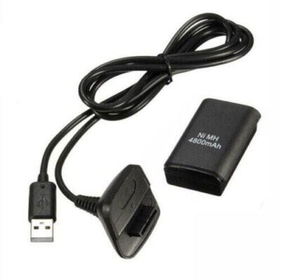 Kit Di Riproduzione E Ricarica Originale Microsoft Xbox 360 Cavo - Foto 8