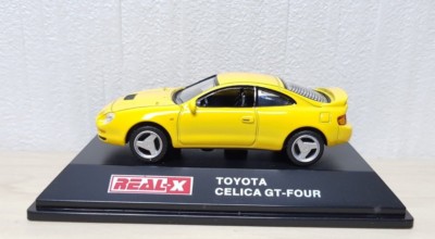1/72 Real-X TOYOTA CELICA GT-FOUR YELLOW diecast car model | eBay