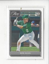 2022 Panini Three and Two #146 Nick Allen RC Rookie A's /99 