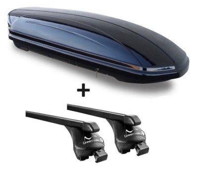 Skibox VDPMAA460G+Relingträger aufl. Reling für für Ford Mondeo SW ab 12