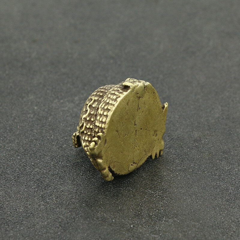 Solid Brass Collectible Ashtrays Cigarette Ash Holder Vintage Dragon