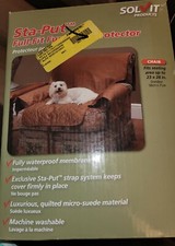 Pet Furniture Sofa Solvit Full Coverage Dog Cat chair Protector Cover Cocoa
