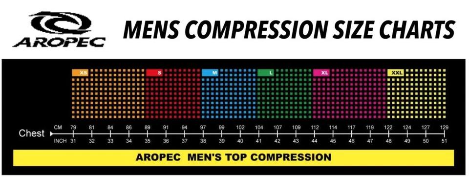 Aropec Mens Compression Short / Long Sleeve Top - Triathlon/Running S/XS - Image 3 of 3