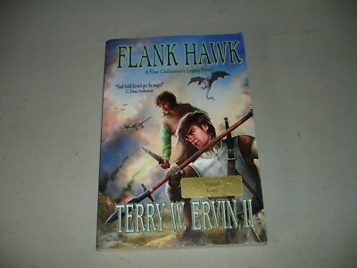 SIGNED Flank Hawk - Terry W. Ervin II (Paperback, 2009) VG Sci Fi