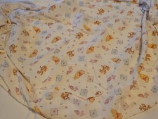 Disney Winnie The Pooh Crib Sheet Yellow Tigger Piglet Eeyore Butterlfy Bees