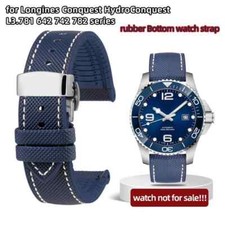 Nylon Rubber Watch Strap for Longines Hydro Conquest 19 21 22mm Diving Wristband