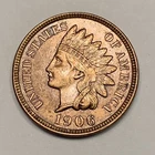 Uncirculated 1906 Indian Head Cent Penny Coin