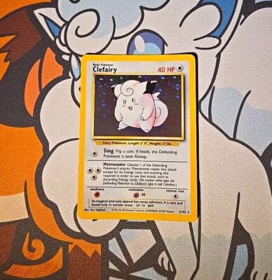 【英語版】ピッピClefairy Pokemon Base Set 5/102 Clefairy 5/102 Base Set Holo Rare Vintage 1999 Pokemon Card | eBay