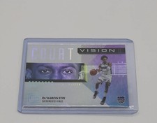 2018-19 Panini Status De'Aaron Fox COURT VISION #4 Sacramento Kings