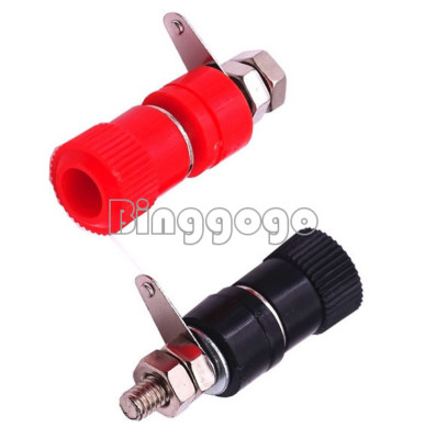 4Stks JS-910B 4mm Banana plug Jack socket Female Binding Post for Speaker Audio