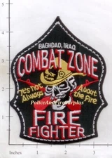 Iraq - Baghdad Combat Zone Fire Fighter Fire Dept Patch