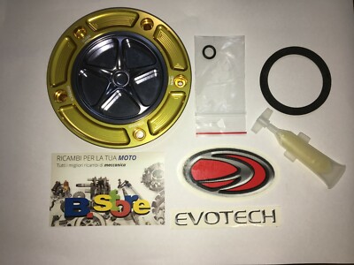BENZINDECKEL EVOTECH ERGAL MOTORRAD TITAN GOLD FÜR YAMAHA 