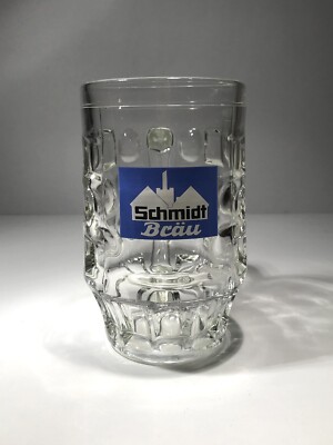 Schmidt Bräu Bierkrug Glaskrug 0,5l