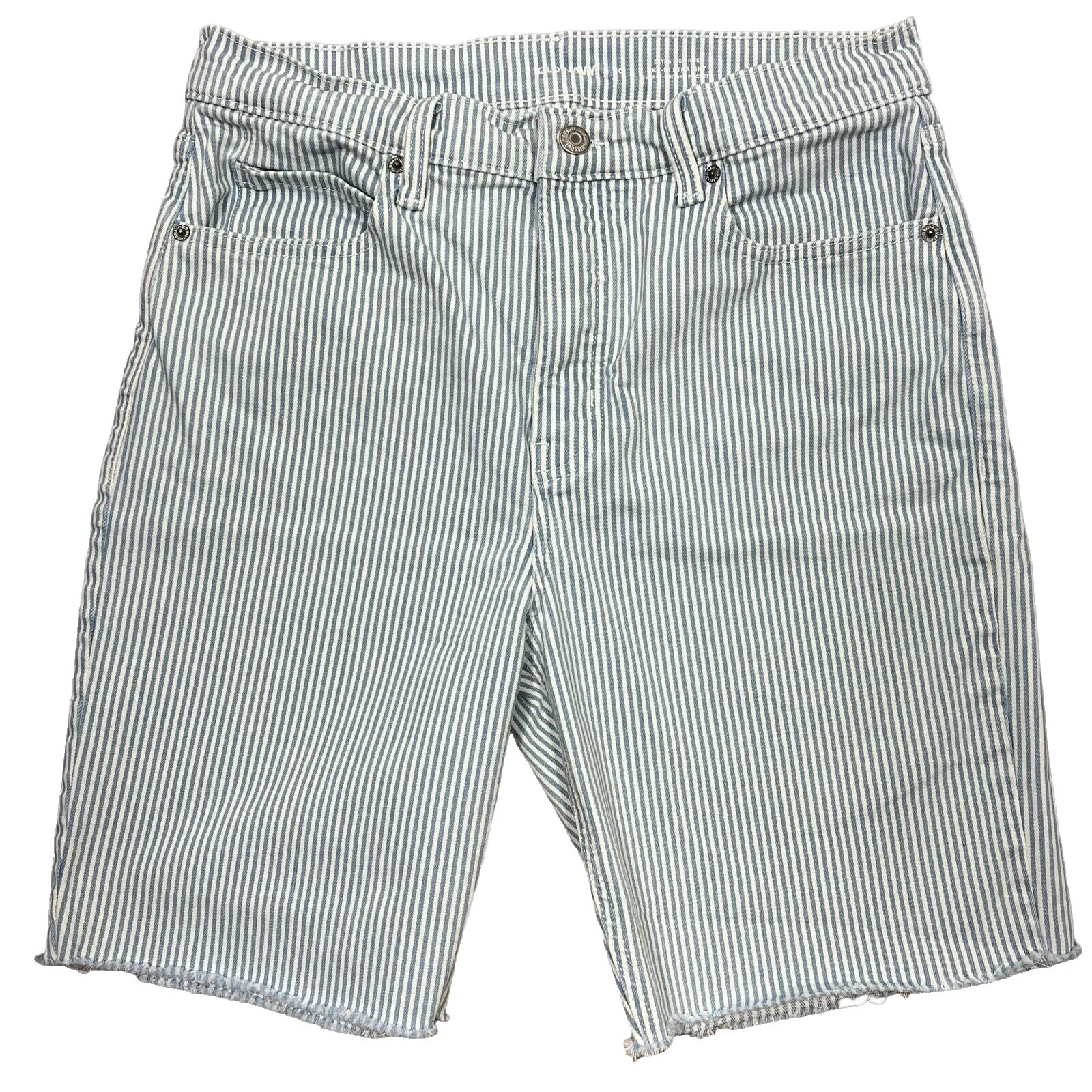 Pantalones cortos a rayas de poliéster Old Navy para Mujeres