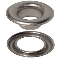 Self-Piercing Sheet Metal Grommet Washer Set Marine Grade Stainless Steel 500 Pk