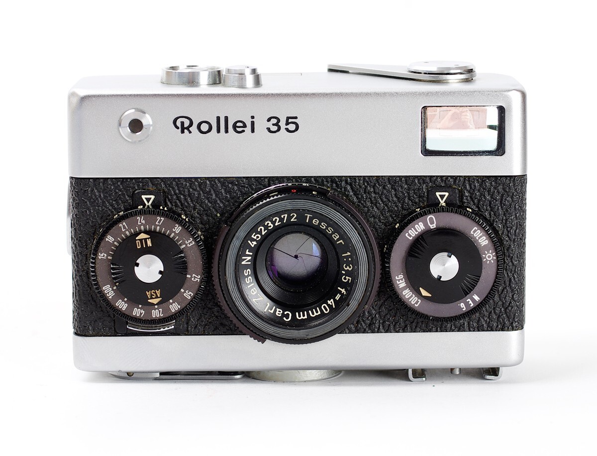 1スタ 【極美品】Rollei 35 ローライ35 ドイツ製 露出計OK シルバー カール