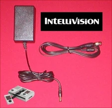 AC Adapter + 6Ft AV Cable + RF TV Adapter for Mattel Intellivision II System NEW