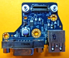 New Dell Latitude E6440 VGA/USB Port IO Circuit Board 28X5F