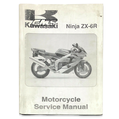 Kawasaki Motorcycle OEM Service Manual 99924-1254-01 Ninja 00-02