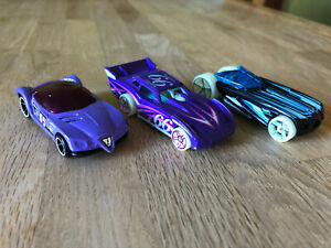 Coole Hot Wheels Sportwagen 3er Set In Lila Blau Sehr Guter Zustand Ebay