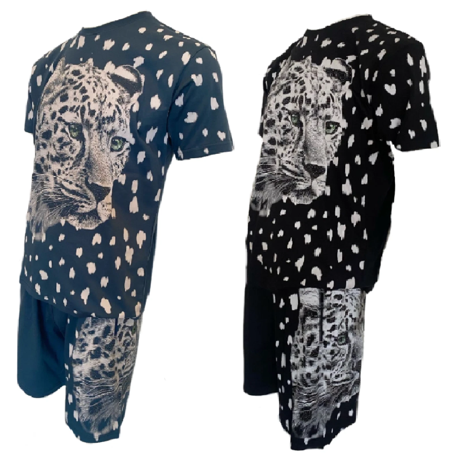 Men’s 2 Piece Leopard Print Set – Graphic T-Shirt and Shorts Animal Streetwear
Opens in a new window
