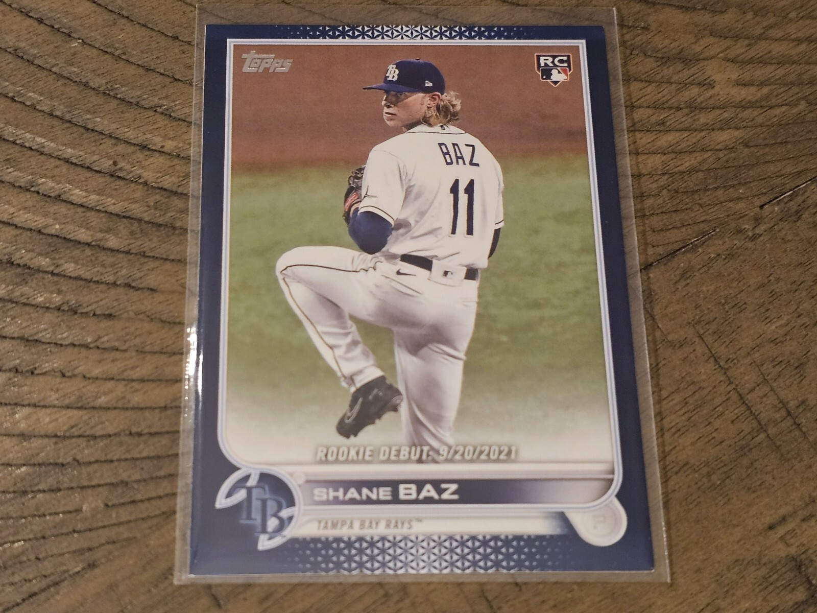 2022 Topps Update #US240 Shane Baz Royal Blue Nmmt