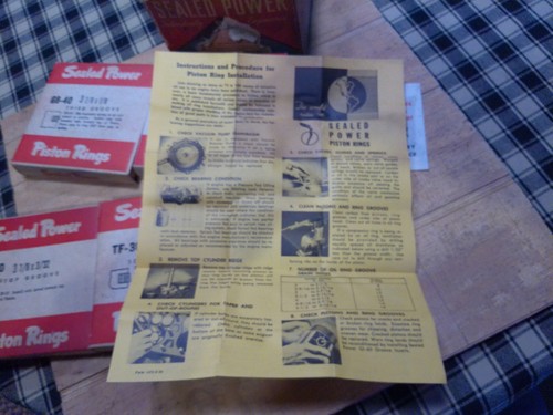 Vintage Sealed Power Piston Rings 1937-1948 International Red 318 Motors FBB FBC - Picture 6 of 8